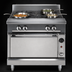 Thumbnail image #3 for Vulcan V Series Heavy Duty 36-Inch Commercial Gas Modular Range with Two 18-Inch French Tops