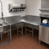 Thumbnail image #3 for Advance Tabco Korner Clean L-Shaped Left Corner Dishtable, 71-Inch, 14 Gauge 304 Stainless Steel
