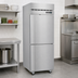Thumbnail image #3 for Hoshizaki Steelheart One-Section Reach-In Refrigerator, Dual Half-Height Solid Doors, 23.1 Cu. Ft., Stainless Steel, Top-Mounted Self-Contained Refrigeration