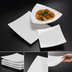 Thumbnail image #3 for American Metalcraft Endurance 12-Inch Square Curved Melamine Plate, White