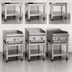 Thumbnail image #3 for Garland Designer Series 15-Inch Stainless Steel Equipment Stand with Undershelf