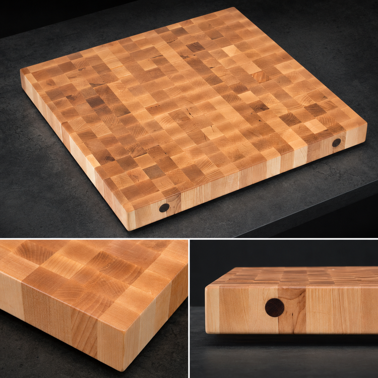 Product image #3 for John Boos Boos Block End Grain Northern Hard Rock Maple Island Countertop, 30 Inch x 32 Inch x 2-1/4 Inch