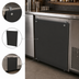 Thumbnail image #3 for Glastender 24-Inch Black Locking Cover for BLD-24 Underbar Units