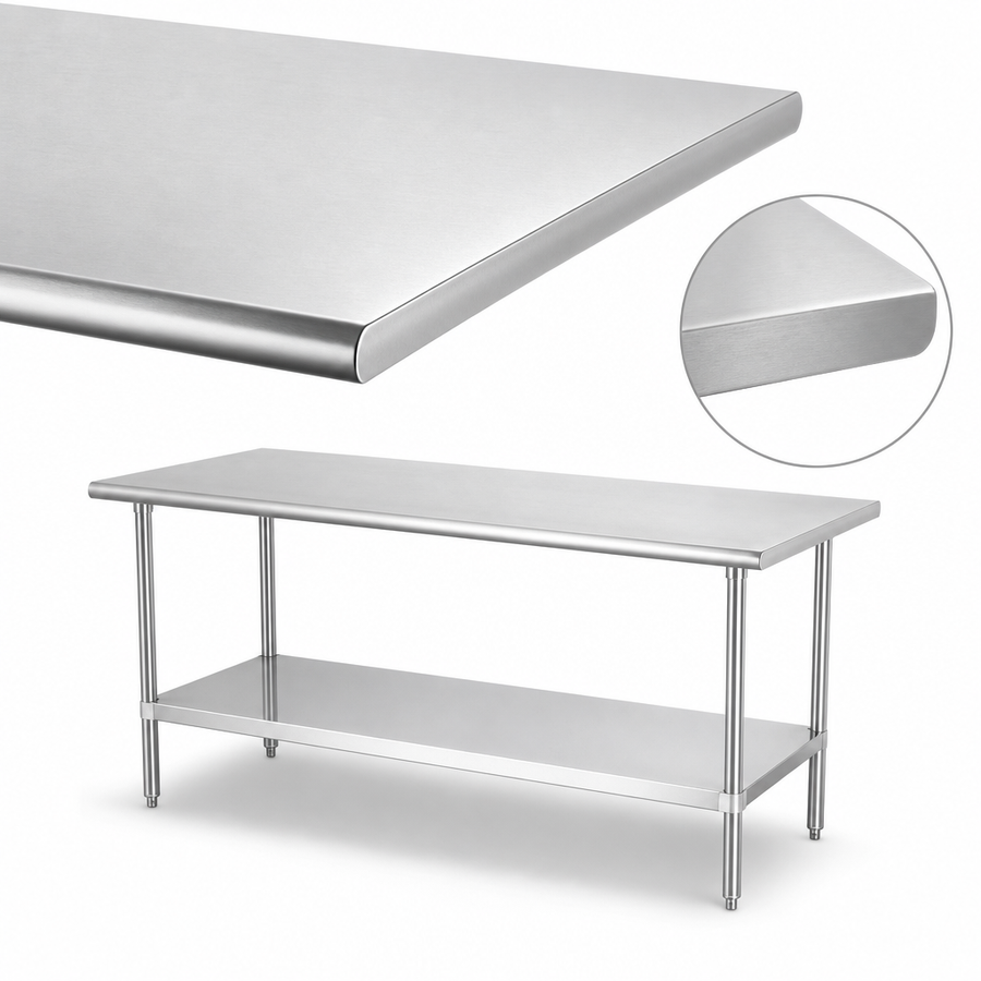 Reinforced Stainless Steel Top
