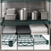 Thumbnail image #4 for Advance Tabco Special Value Heavy-Duty 72-Inch x 18-Inch Green Epoxy Coated Wire Shelf