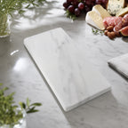 Thumbnail image #4 for American Metalcraft MW18 White Marble Melamine Rectangular Serving Board, 17-3/4 x 8-3/4 x 5/8 Inches Case of 8