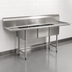 Thumbnail image #3 for BlendPort BPFC Series 3-Compartment Sink with Right 18-Inch Drainboard, 18 x 24-Inch Bowls, 16-Gauge 304 Stainless Steel