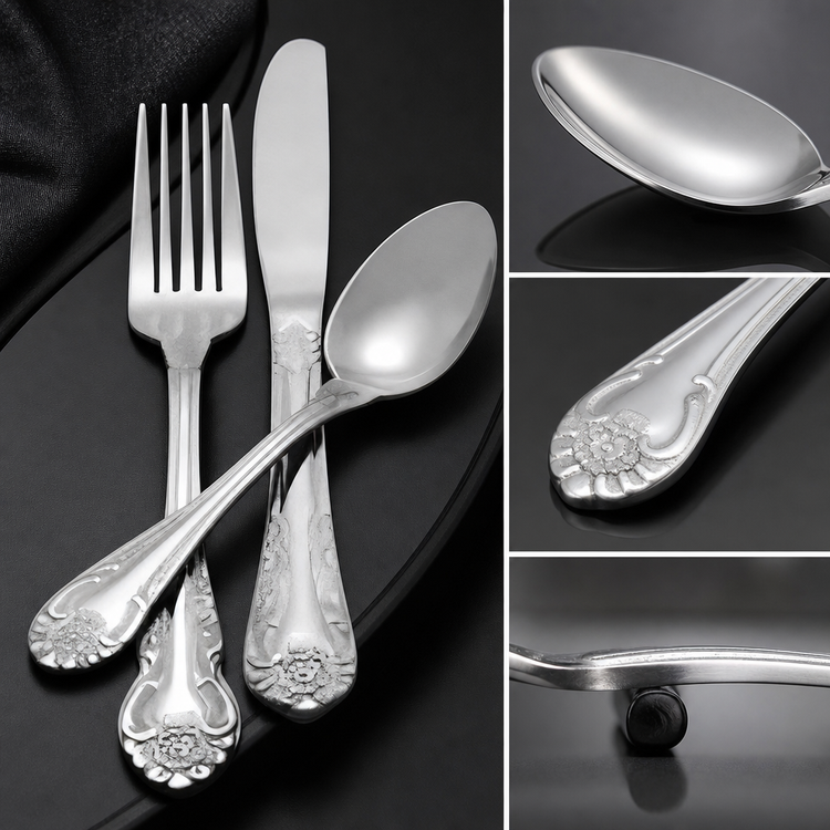 Product image #3 for Alissa Extra Heavy Weight Teaspoon, 18/0 Stainless Steel, Mirror Finish