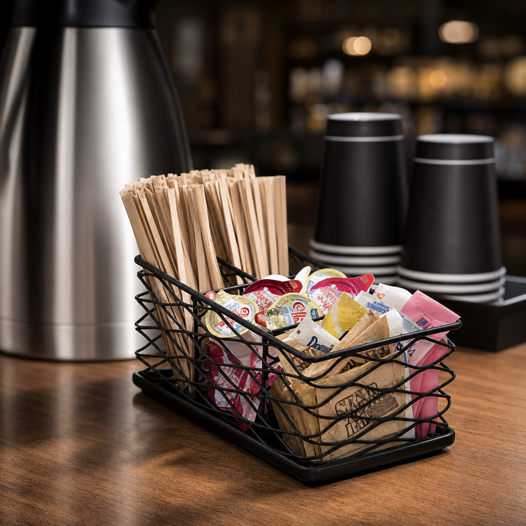 Product image #3 for Birdnest Chrome Wire Coffee Caddy