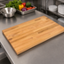Thumbnail image #3 for John Boos Appalachian Red Oak Blended-Rail Edge-Grain Kitchen Countertop, 48