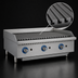 Thumbnail image #3 for Globe 36-Inch Heavy-Duty Gas Countertop Charbroiler with Cast Iron Grates and Radiant Covers