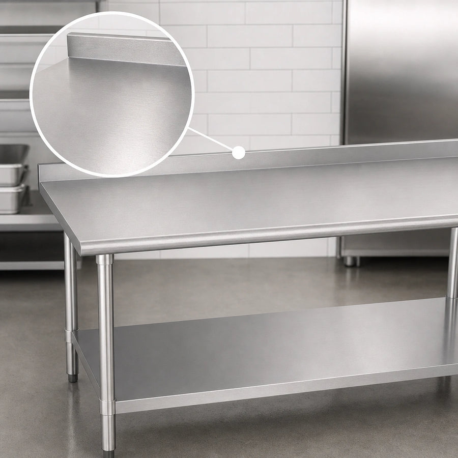 16-Gauge 300 Series Stainless Steel Top