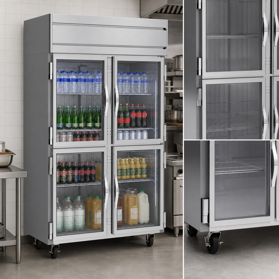 Half Glass Display Doors