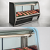 Thumbnail image #3 for Howard-McCray 32E Series 74 Inch Curved Glass Single Duty Remote Red Meat Service Case with LED Lighting