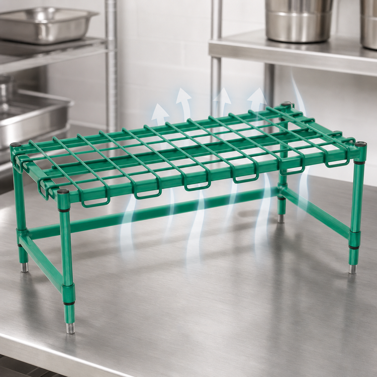 Product image #3 for EagleGard Stationary Wire Dunnage Rack with Removable Wire Assembly, 30 x 24 x 14 Inches, 1,600 lb Capacity