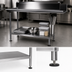 Thumbnail image #3 for John Boos 89-5/8 Inch x 24-1/8 Inch Stainless Steel Dishtable Undershelf with Adjustable Bullet Feet