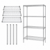Thumbnail image #3 for Quantum 4-Shelf Wire Shelving Starter Kit, 42