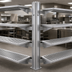 Thumbnail image #3 for Eagle Group Back-To-Back Aluminum Cantilever Shelving Upright, 48-Inch Floor-To-Ceiling Mount
