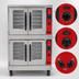 Thumbnail image #3 for Vulcan VC55ED Double-Deck Full-Size Electric Convection Oven, Standard Depth