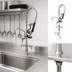 Thumbnail image #4 for T&S Brass Mini Pre-Rinse Deck-Mount Single-Hole Mixing Faucet with 8-Inch Swing Nozzle and 1.15 GPM Spray Valve