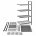 Thumbnail image #3 for Cambro Camshelving® Elements XTRA Stationary Add-On Polymer Shelving Unit, 24