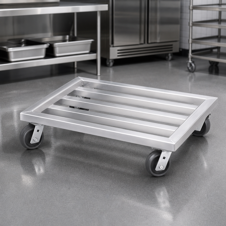 Product image #3 for Channel Manufacturing MD2460 Mobile Tubular Aluminum Dunnage Dolly, 60" x 24" x 8", 1,200 lb Capacity