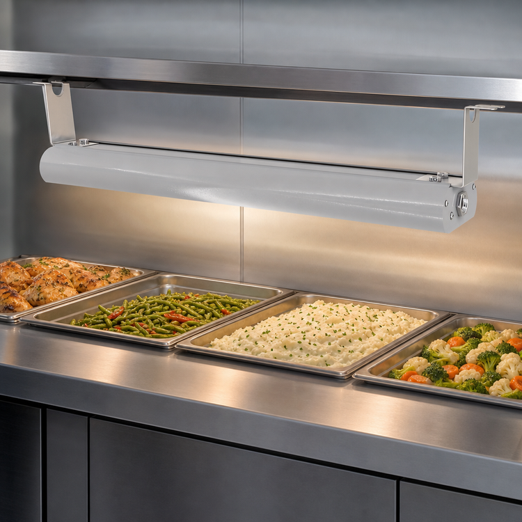 Product image #3 for Vollrath 72 Inch Low Profile Unlighted Strip Heat Lamp
