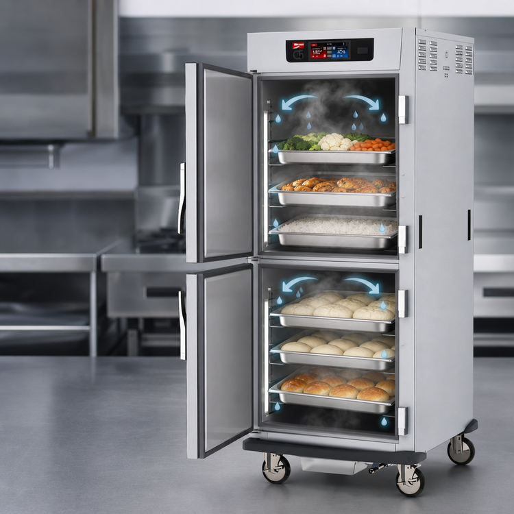 Product image #3 for Metro C5 9 Series Full Height Pass-Thru Controlled Humidity Heated Holding and Proofing Cabinet