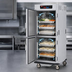 Thumbnail image #3 for Metro C5 C599-SDS-UPDC Pass-Thru Controlled Humidity Heated Holding and Proofing Cabinet, 17 Full-Size Pan Capacity, Solid/Glass Dutch Doors