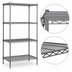Thumbnail image #3 for Eagle Valu-Master 4-Tier Stationary Wire Starter Shelving Unit, 30