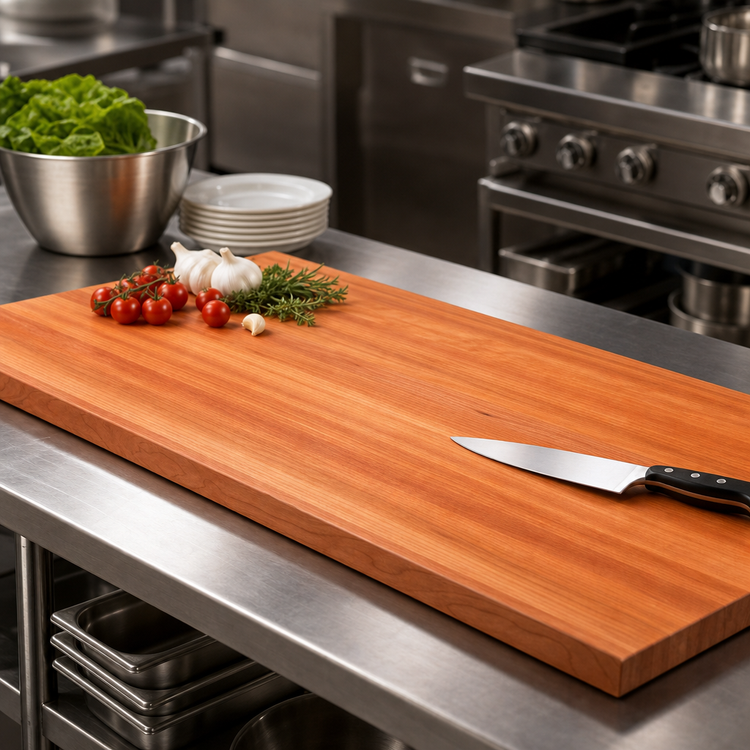 Product image #3 for Boos Block American Cherry Edge Grain Kitchen Countertop, 132 x 32 x 2-1/4 Inch, Oil Finish