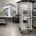 Thumbnail image #3 for Channel Manufacturing Lifetime Tough STPR-36 34-Pan 12 x 20 Aluminum Steam Table Pan Rack, End-Load, 3-Inch Centers