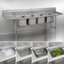 Thumbnail image #3 for Advance Tabco Regaline 4-Compartment Sink with Left and Right Drainboards, 123-1/2 Inch, 14 Gauge 304 Stainless Steel
