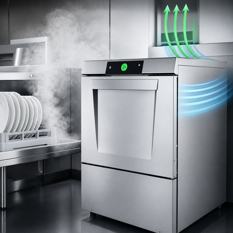 Product image #3 for Hobart LXNR-5 Advansys Undercounter High-Temp Dishwasher with Energy Recovery