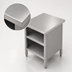 Thumbnail image #3 for John Boos Enclosed Base Open Front Flat Top Stainless Steel Work Table, 60 x 24 Inches