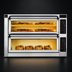 Thumbnail image #3 for PizzaMaster 400 Series Countertop Electric Pizza Oven with 2 Independent Chambers and 3 Stone Hearth Decks per Oven