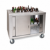 Thumbnail image #3 for BK Resources 48 Inch Portable Stainless Steel Beverage Center with Sliding Doors and Ice Bin
