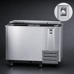 Thumbnail image #3 for Koolmore KM-BOC50-SS Commercial Bottle Cooler, 14 Cu. Ft., Sliding Doors, Stainless Steel