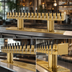 Thumbnail image #3 for Glastender Double-Sided 40-Faucet Glycol-Cooled Draft Dispensing Tower, Countertop, Polished Brass Finish