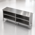 Thumbnail image #3 for John Boos Stainless Steel Work Table with Open Front Cabinet Base and Undershelf, 144 x 30 Inches