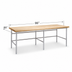 Thumbnail image #3 for John Boos Stainless Steel Baker's Table Frame for 96 x 60 Inch Top