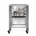 Thumbnail image #3 for Stainless Steel Open Base Equipment Stand with Pan Slides, 6 Half-Size Sheet Pan Capacity