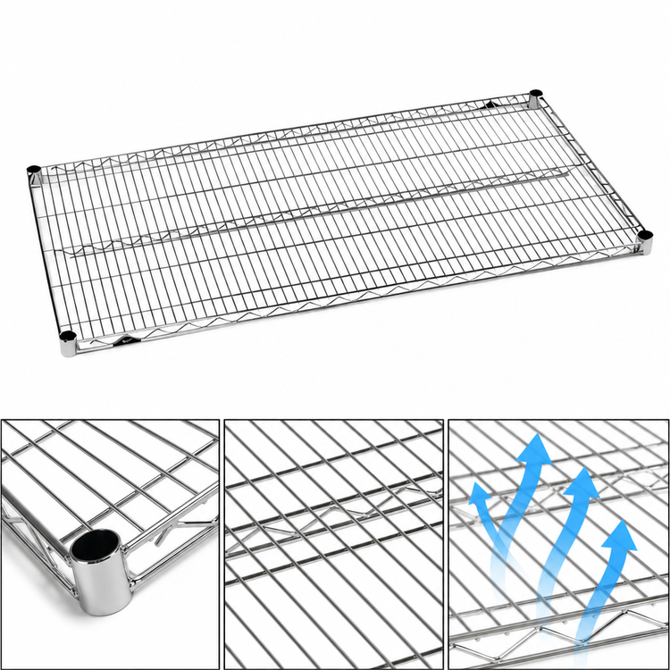 Product image #3 for Metro Super Erecta 60"W x 14"D Stainless Steel Wire Shelf