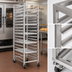 Thumbnail image #3 for Channel All-Welded Stainless Steel Side-Load Bun Pan Rack, 12 Pan Capacity