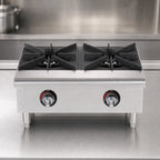 Thumbnail image #3 for Star (Middleby) Star-Max 602HWF 24-Inch 2-Burner Countertop Gas Hot Plate, Stainless Steel Front, 50,000 BTU