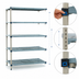 Thumbnail image #3 for MetroMax Q 72 Inch Wide x 21 Inch Deep x 74 Inch High 5-Shelf Add-On Polymer/Wire Shelving Unit
