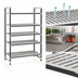Thumbnail image #3 for Cambro Camshelving Elements XTRA 21 x 54 x 84 Inch 5-Tier Vented Stationary Starter Shelving Unit