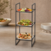 Thumbnail image #4 for Black Twilight Three-Tier Square Modular Buffet Riser