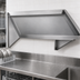 Thumbnail image #3 for Eagle Group 84-Inch Wall-Mounted Solid Slanted Dishtable Rack Shelf with Right-Side Drip Tube