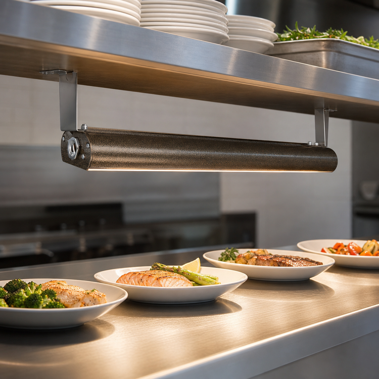 Product image #3 for Vollrath 30-Inch Low Profile Unlighted Heat Strip, Aluminum Housing, 208V